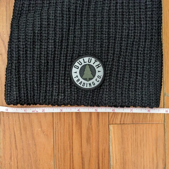 Brand New Duluth Trading Company Black Knit Hat Wool Winter NWT - Picture 5 of 8